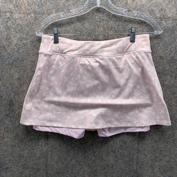Nike Skirt Women Medium Pink Training Athletic Gym Slim Fit Outdoors Skort - Picture 7 of 11